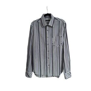 Kenneth Cole Long Sleeve Casual Shirt-Large